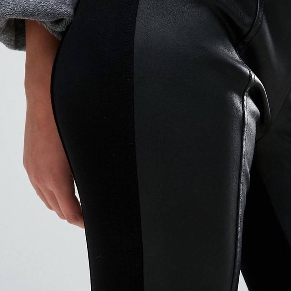 Faux Leather Leggings NWOT - Picture 3 of 6